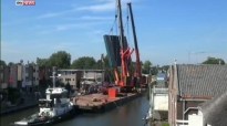 Строителни кранове паднаха в Холандия